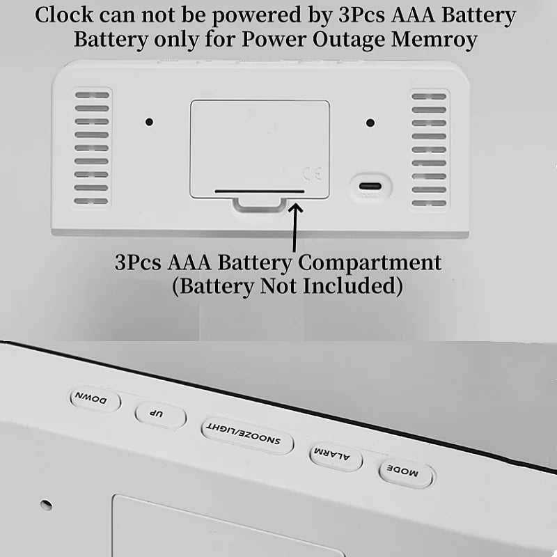 LumeAura™ Mood Light LED Alarm Clock