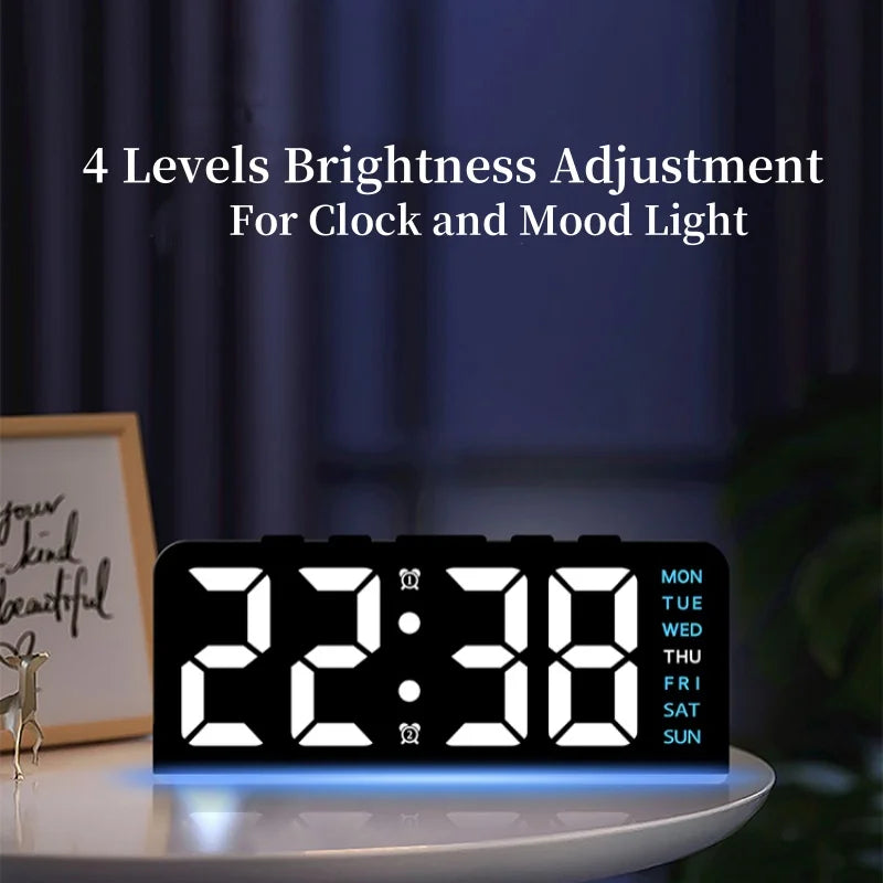 LumeAura™ Mood Light LED Alarm Clock