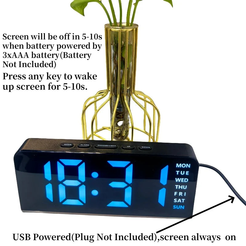 LumeAura™ Mood Light LED Alarm Clock